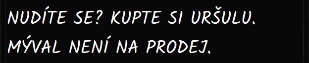 nudíte se kupte si uršulu